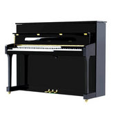 Steiner HU-110E Upright Piano – Black